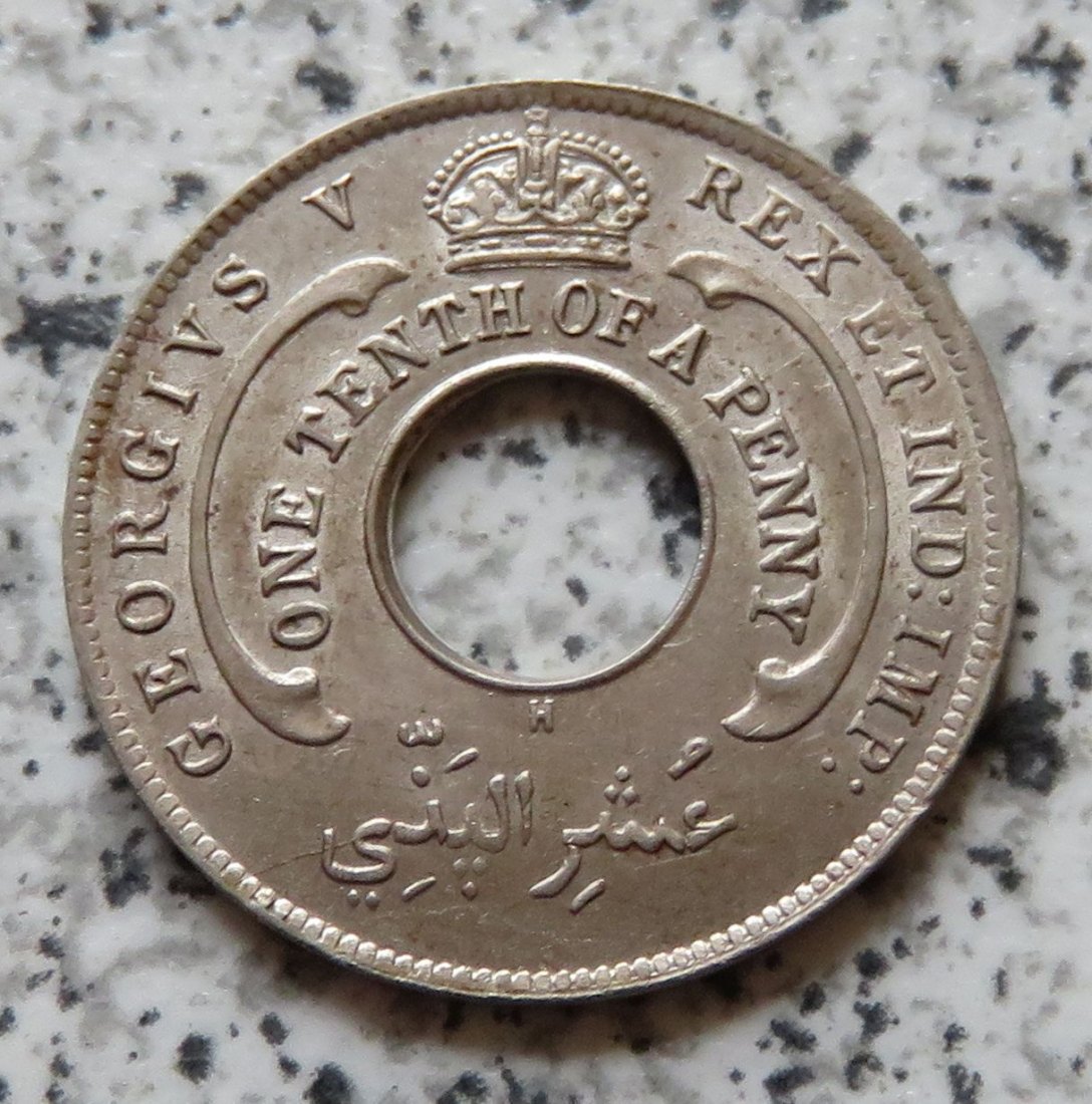  British West Afrika 1/10 Penny 1911 H   