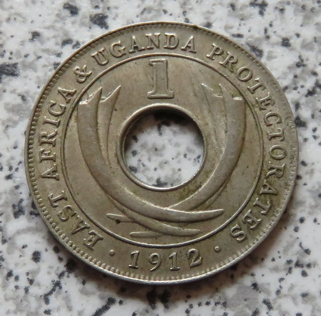  East Africa 1 Cent 1912 H / Ostafrika 1 Cent 1912 H   