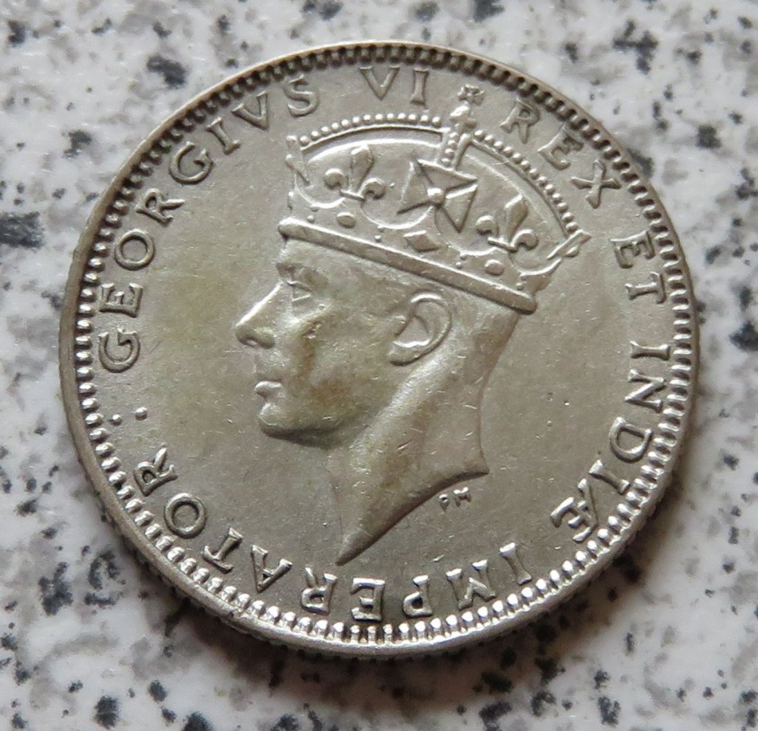  East Africa 50 Cents 1943 I / Ostafrika 50 Cents 1943 I   