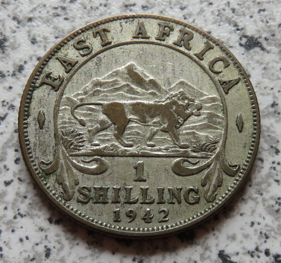  East Africa 1 Shilling 1942 I / Ostafrika 1 Shilling 1942 I   