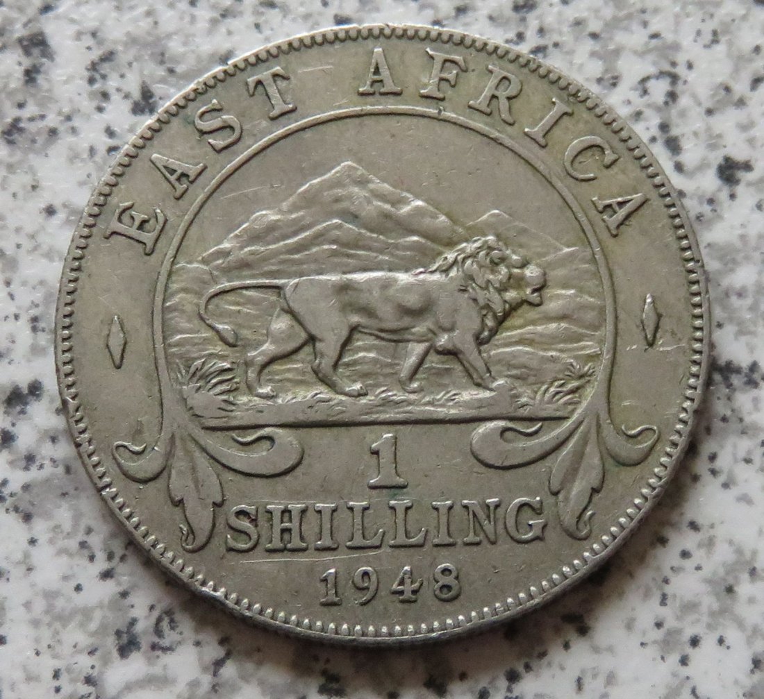  East Africa 1 Shilling 1948 / Ostafrika 1 Shilling 1948   