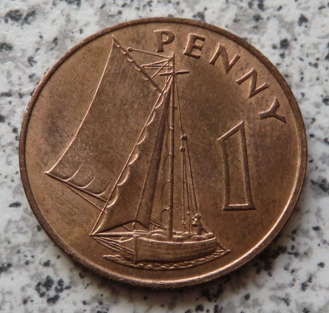  Gambia 1 Penny 1966   