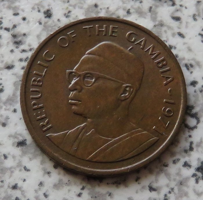  Gambia 1 Butut 1971, KM 8   