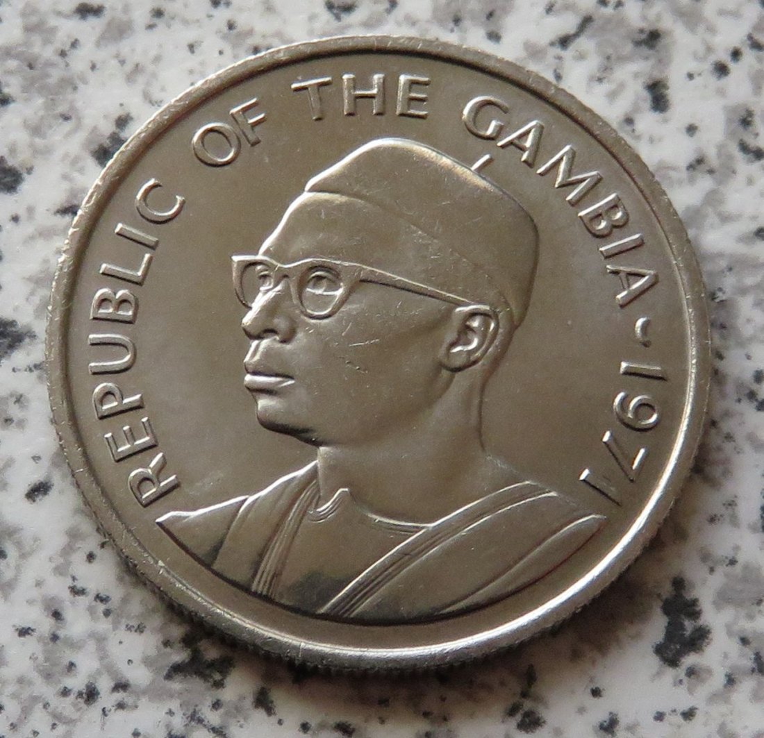  Gambia 25 Bututs 1971   