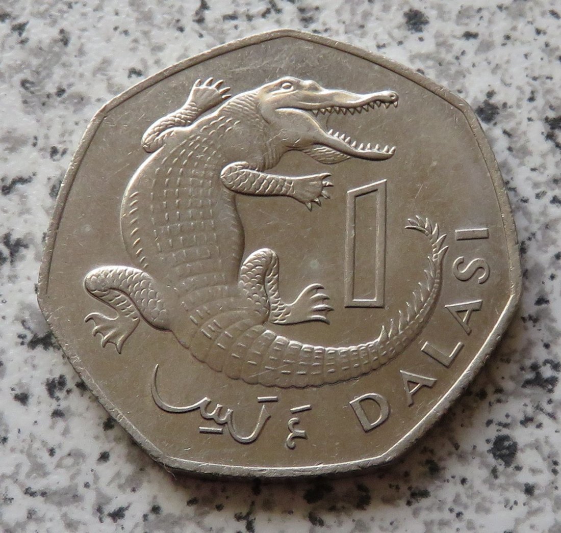  Gambia 1 Dalasi 1987   