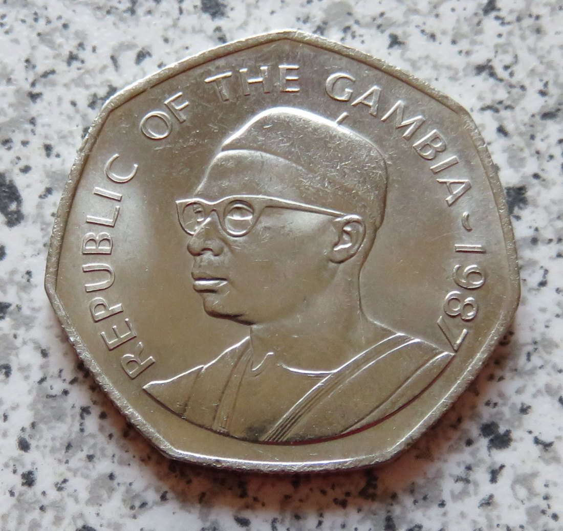  Gambia 1 Dalasi 1987   