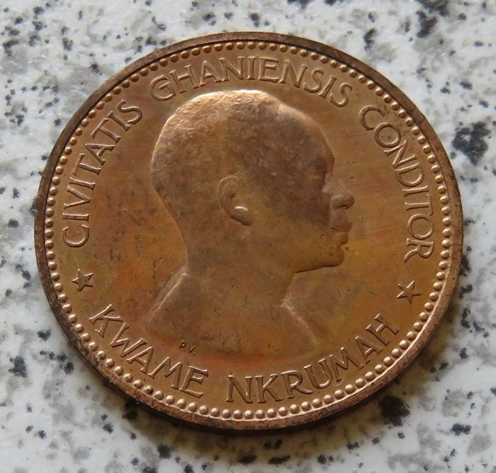  Ghana One Penny 1958   