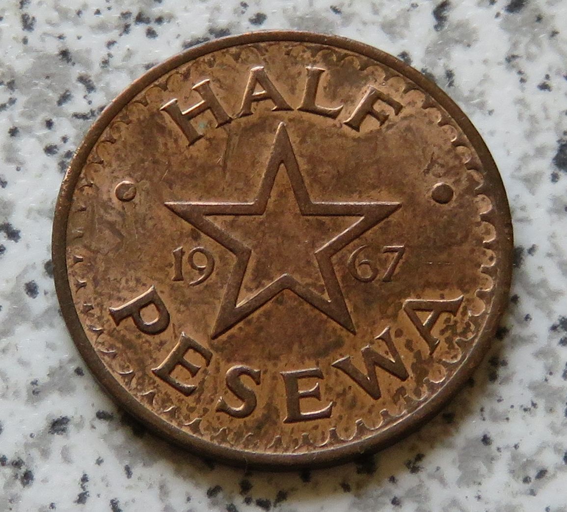  Ghana 1/2 Pesewa 1967   