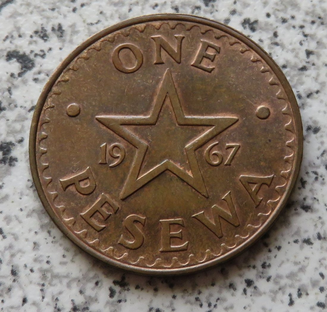  Ghana 1 Pesewa 1967   