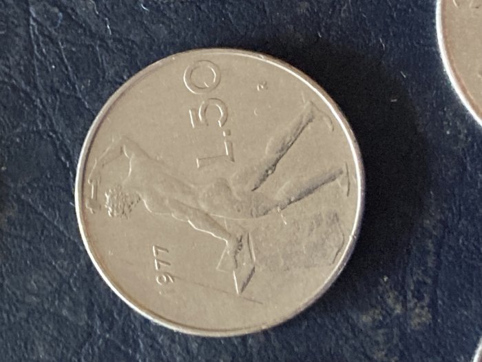  Münze Münzen Umlaufmünze Italien 50 Lire 1979   