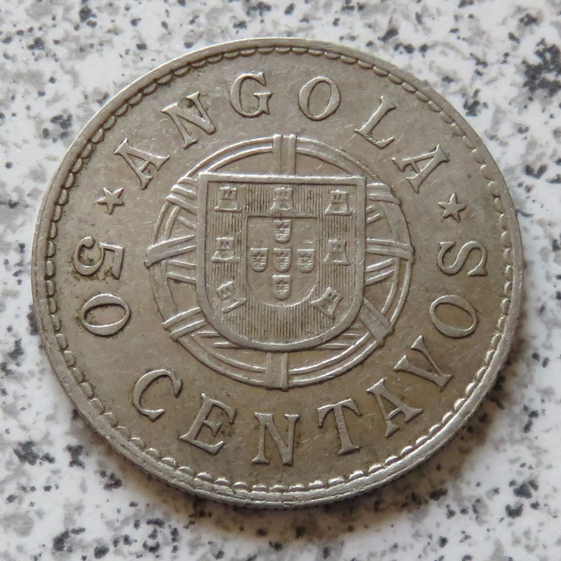  Angola 50 Centavos 1923   
