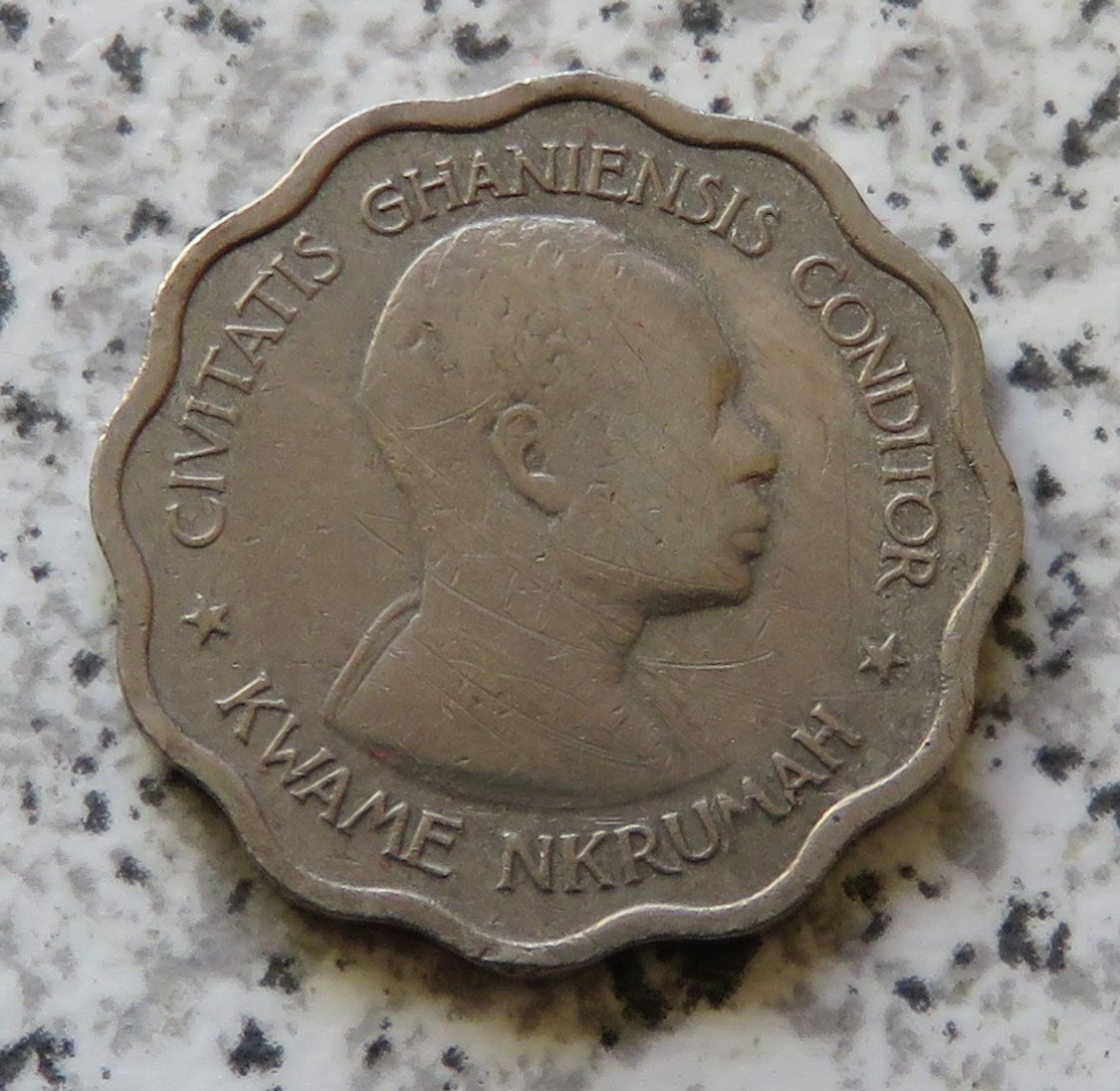  Ghana 3 Pence 1958   