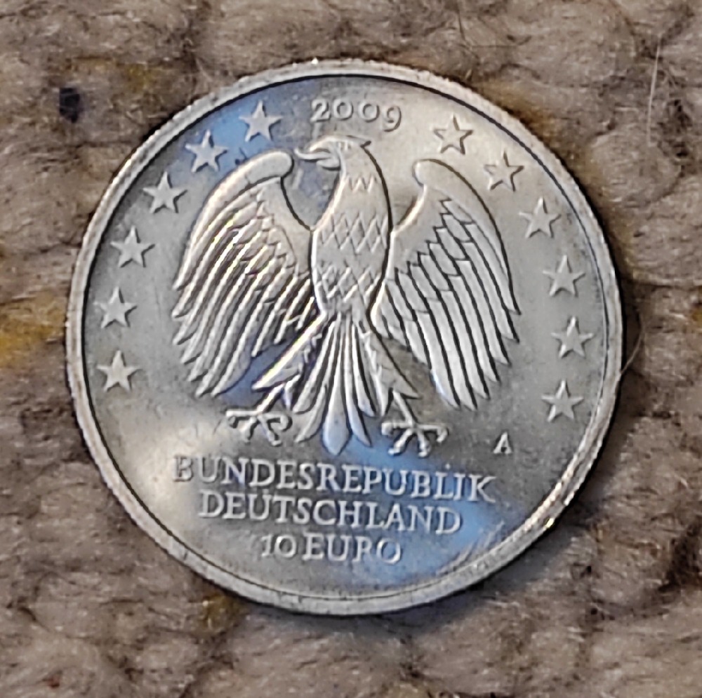  Deitschland 10 € 2009 A, SILBER, 600 Jahre Universität Leipzig   