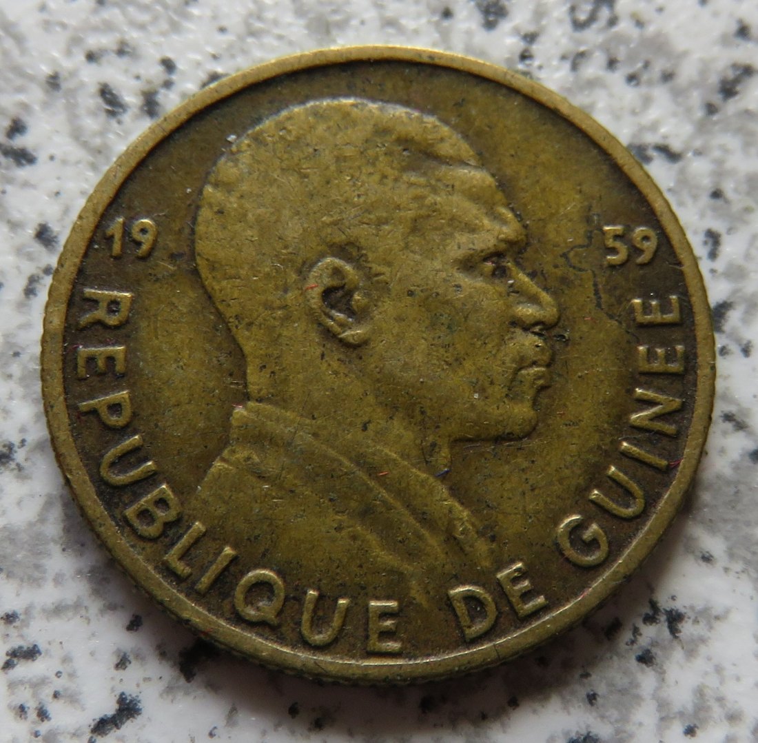  Guinea 5 Francs 1959   