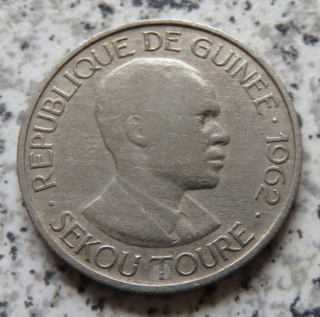  Guinea 5 Francs 1962   