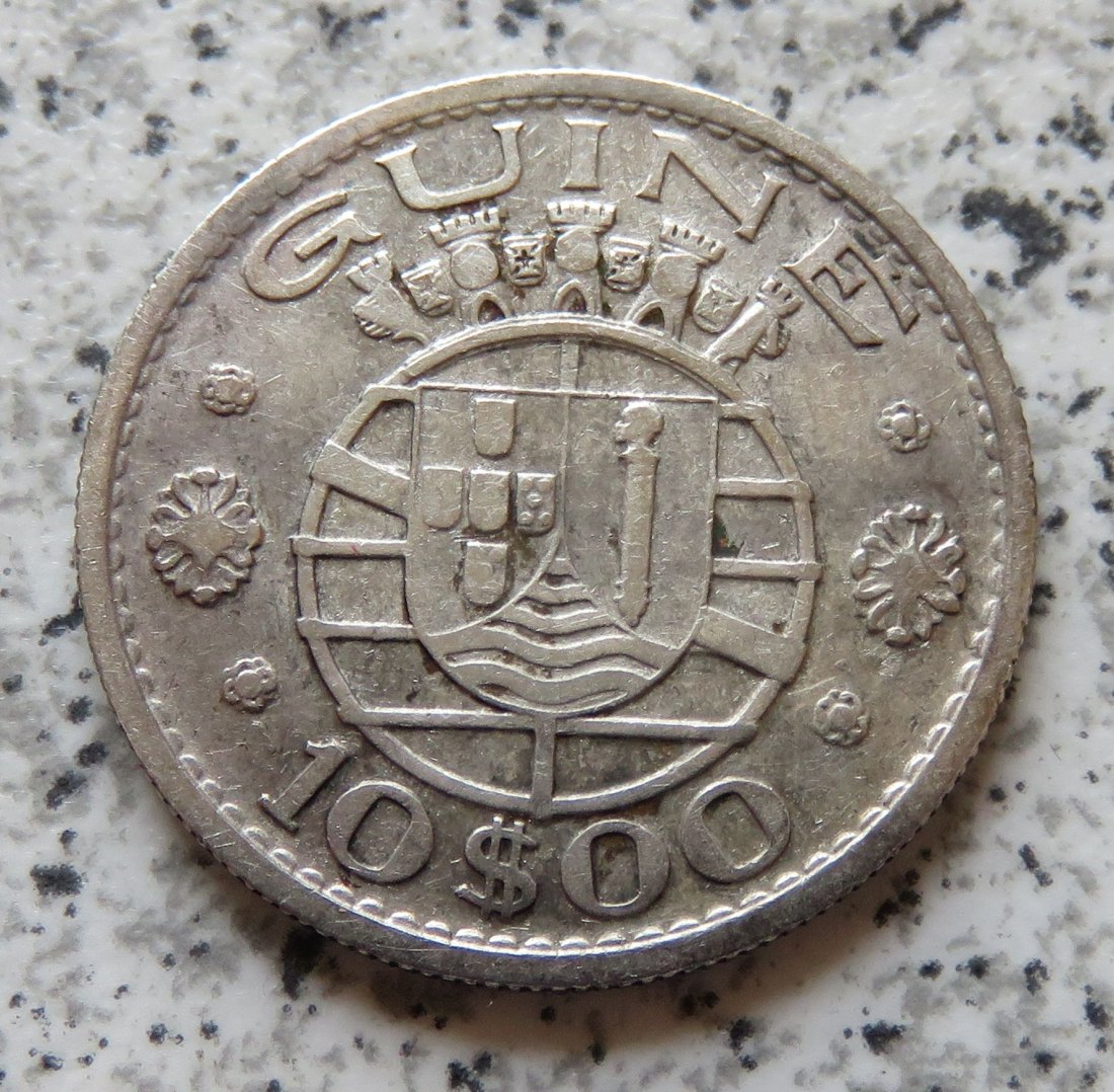  Guinea Bissau 10 Escudos 1952   