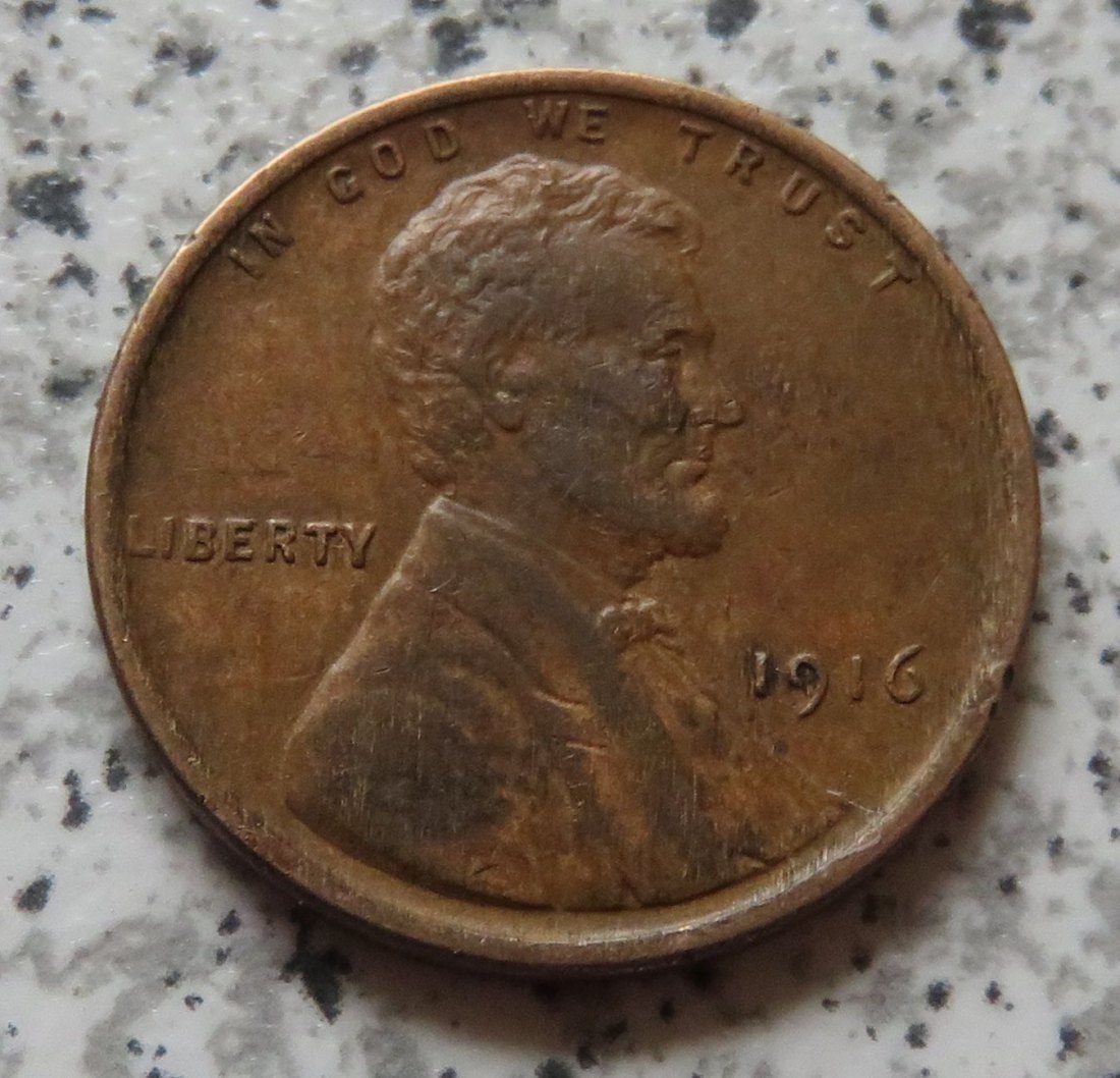  USA 1 Cent 1916, Lincoln   
