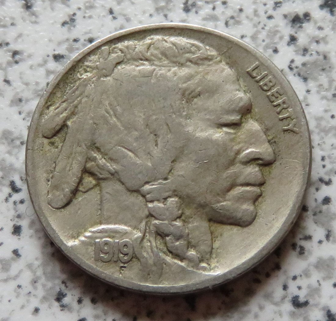  USA 5 Cents 1919   