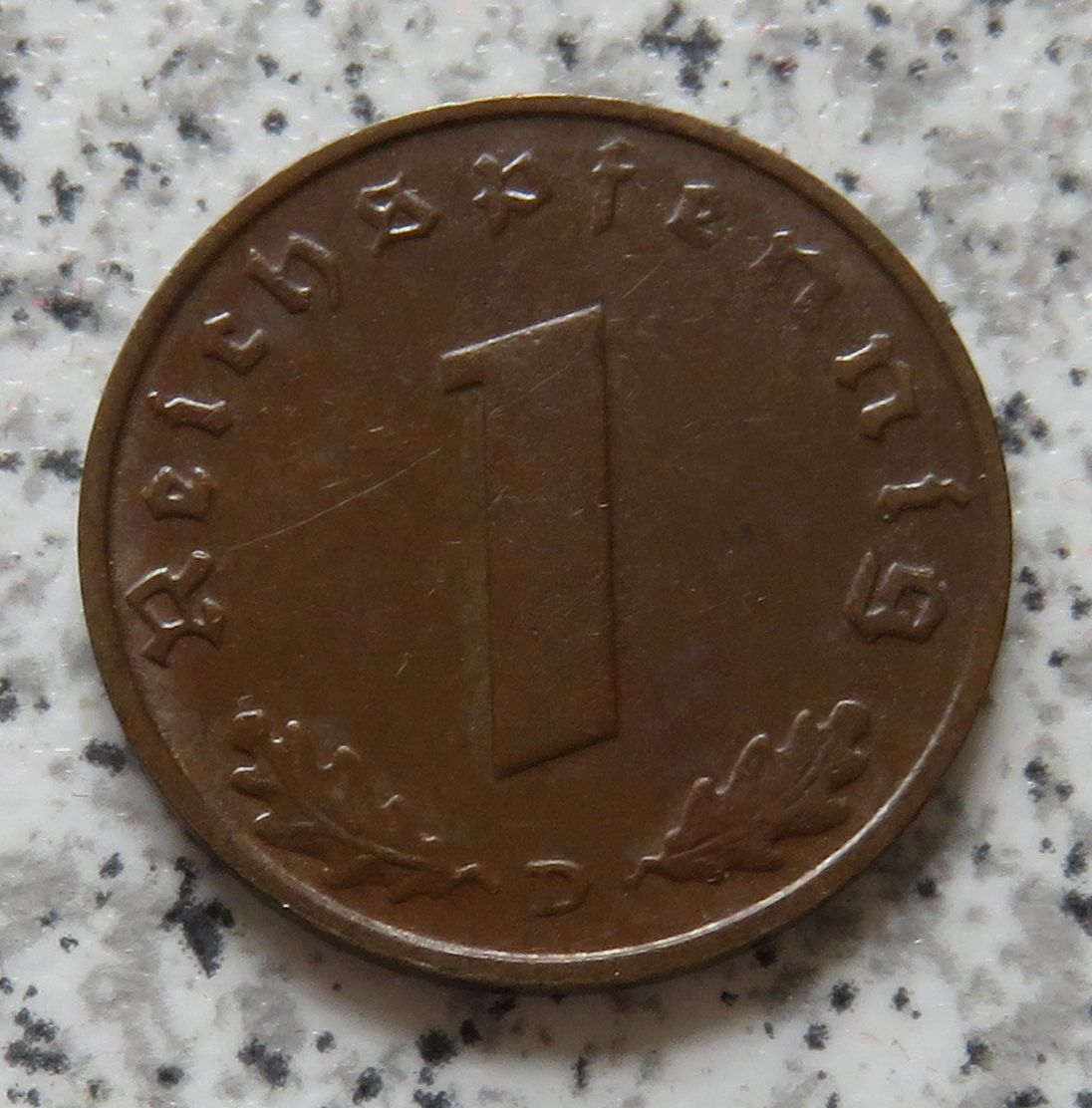  Drittes Reich 1 Pfennig 1937 D   