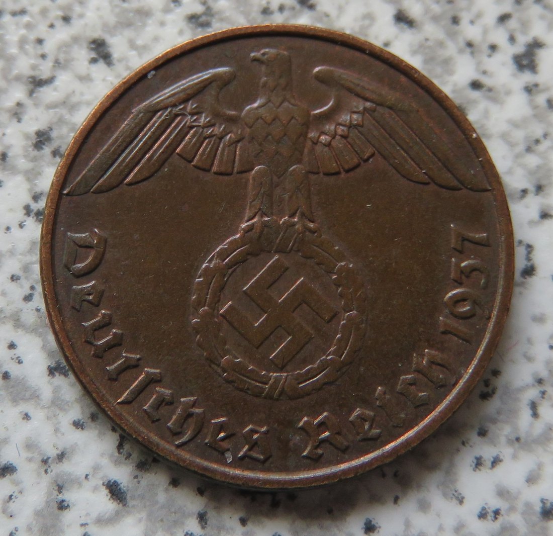  Drittes Reich 1 Pfennig 1937 E   