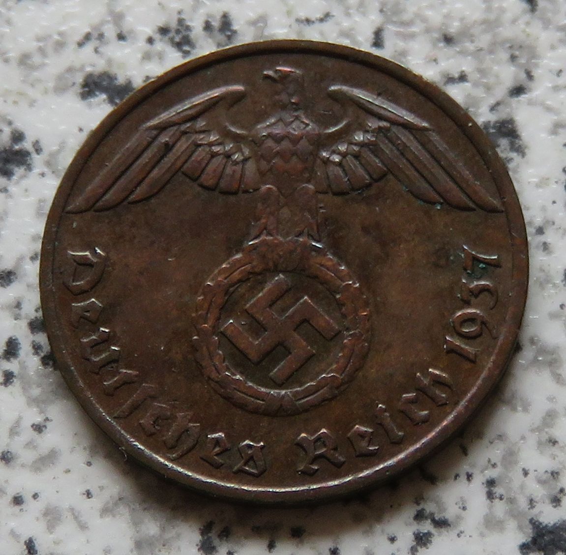  Drittes Reich 1 Pfennig 1937 F   