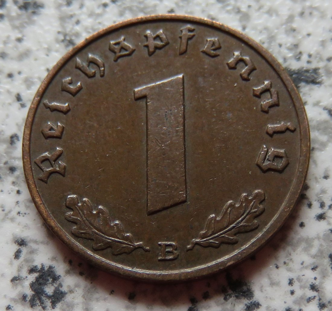  Drittes Reich 1 Pfennig 1938 B   