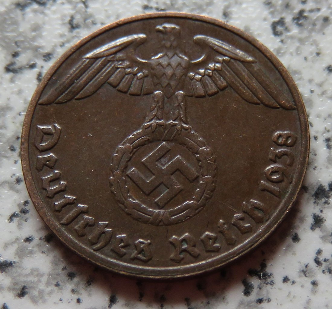  Drittes Reich 1 Pfennig 1938 E   