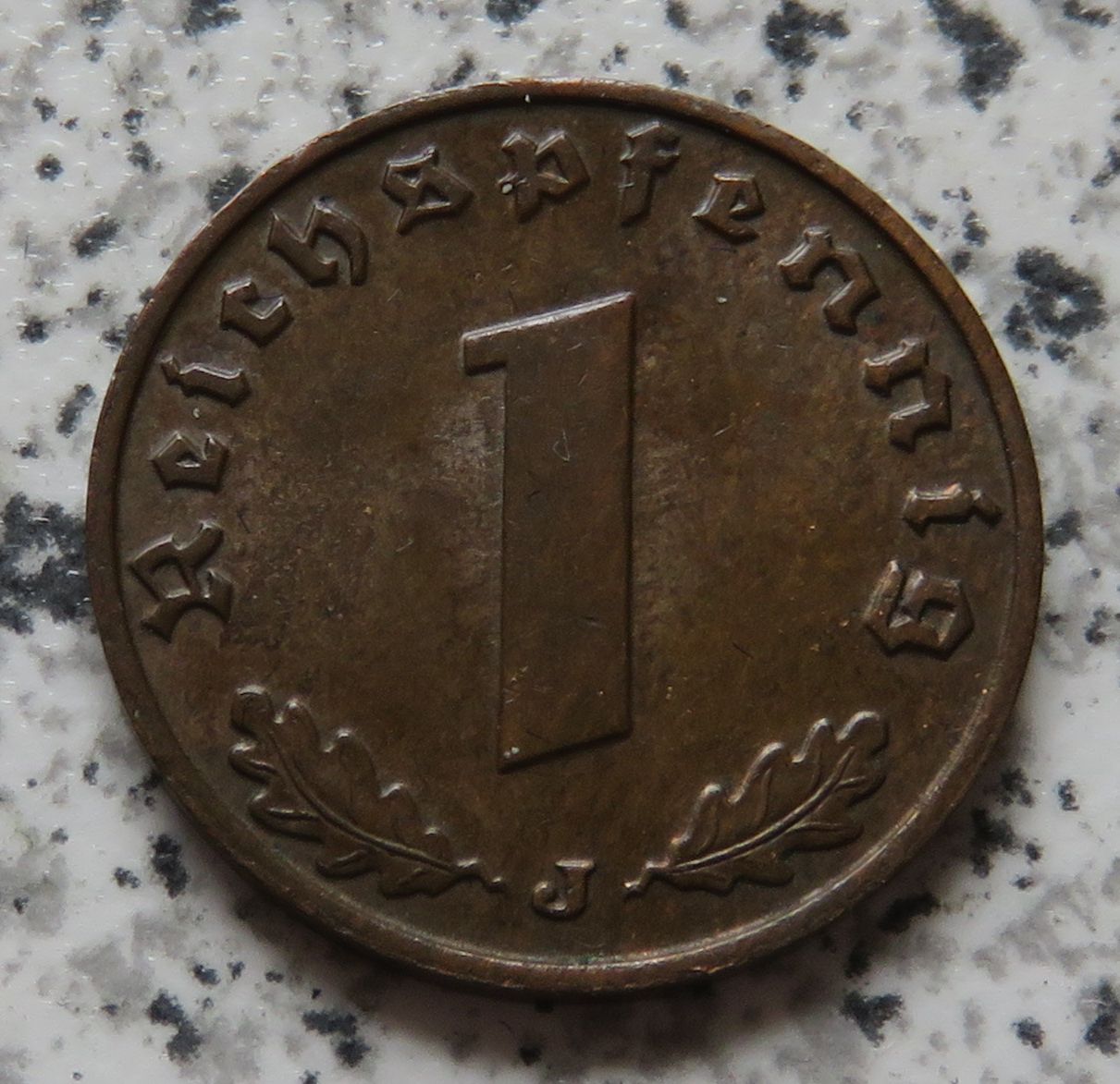  Drittes Reich 1 Pfennig 1938 J   
