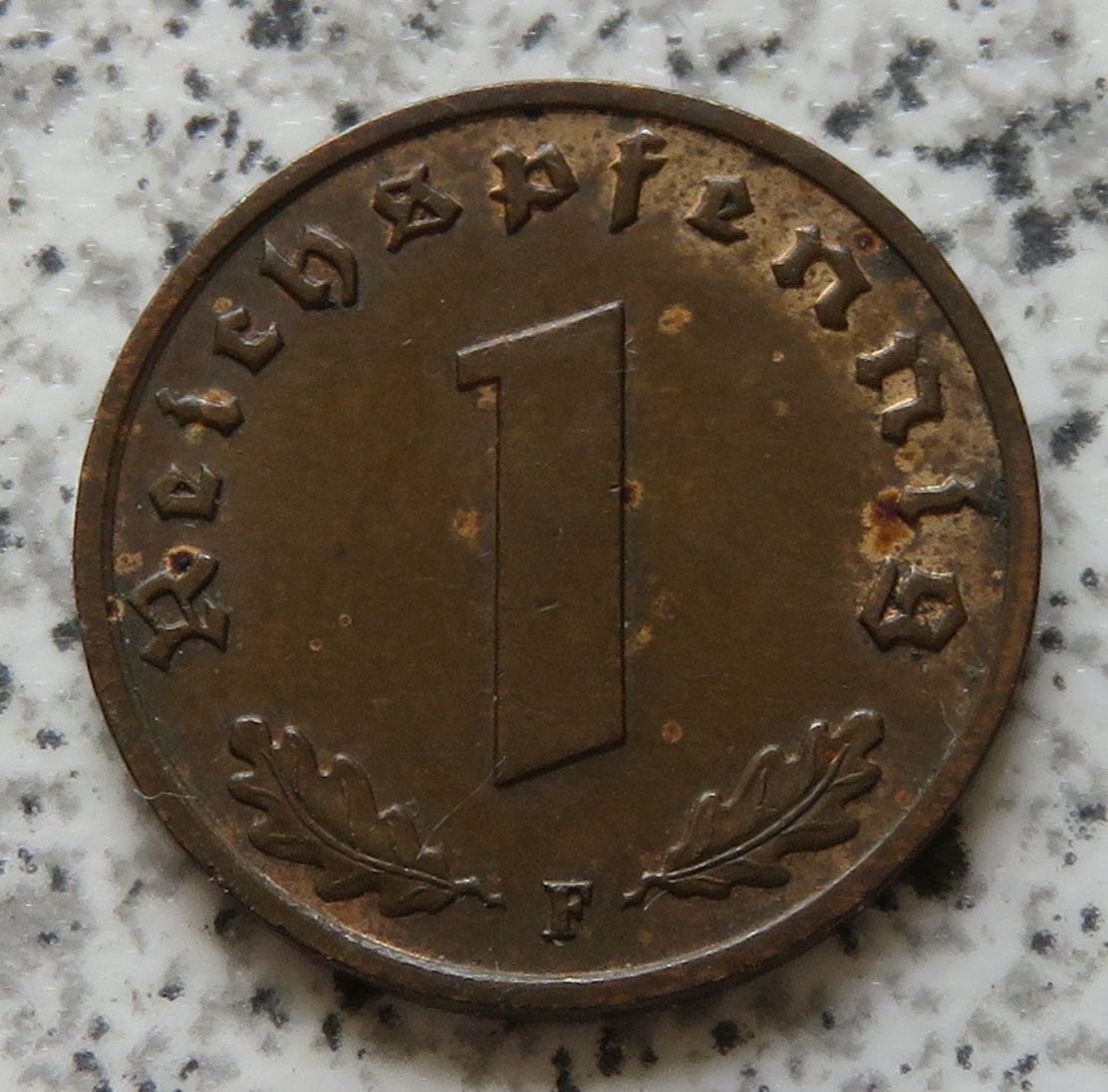  Drittes Reich 1 Pfennig 1939 F   