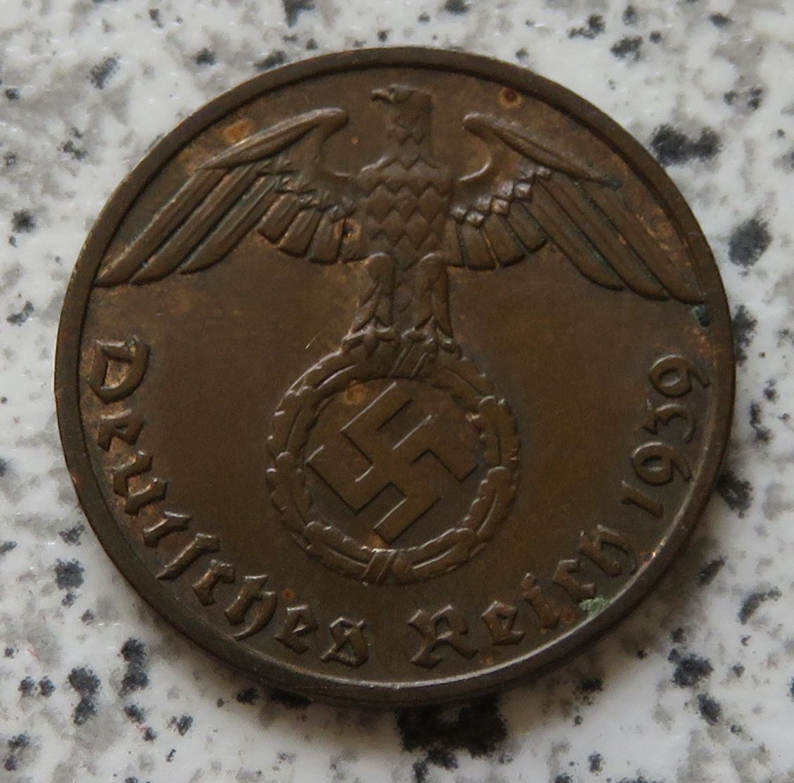  Drittes Reich 1 Pfennig 1939 F   