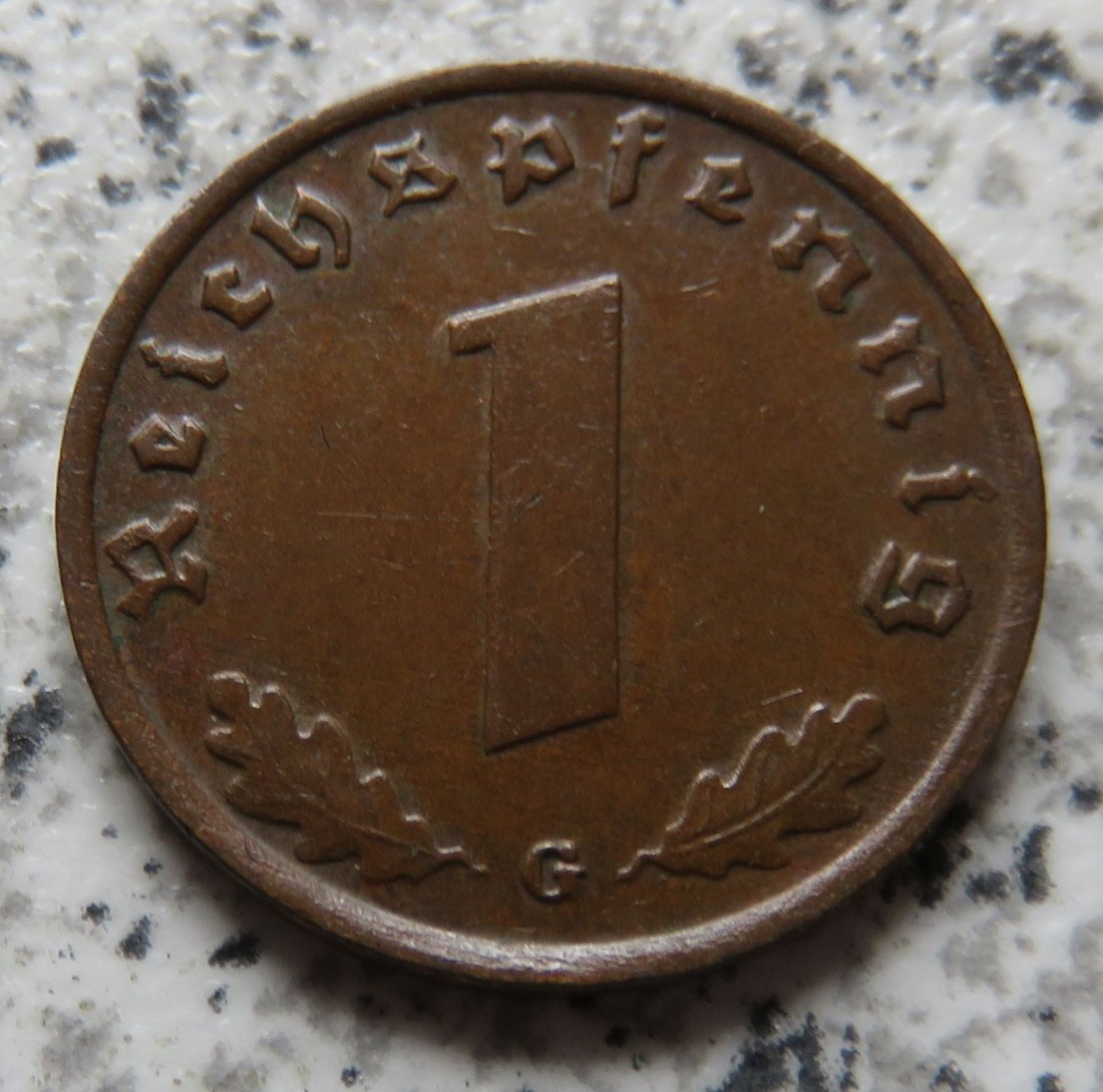  Drittes Reich 1 Pfennig 1939 G   