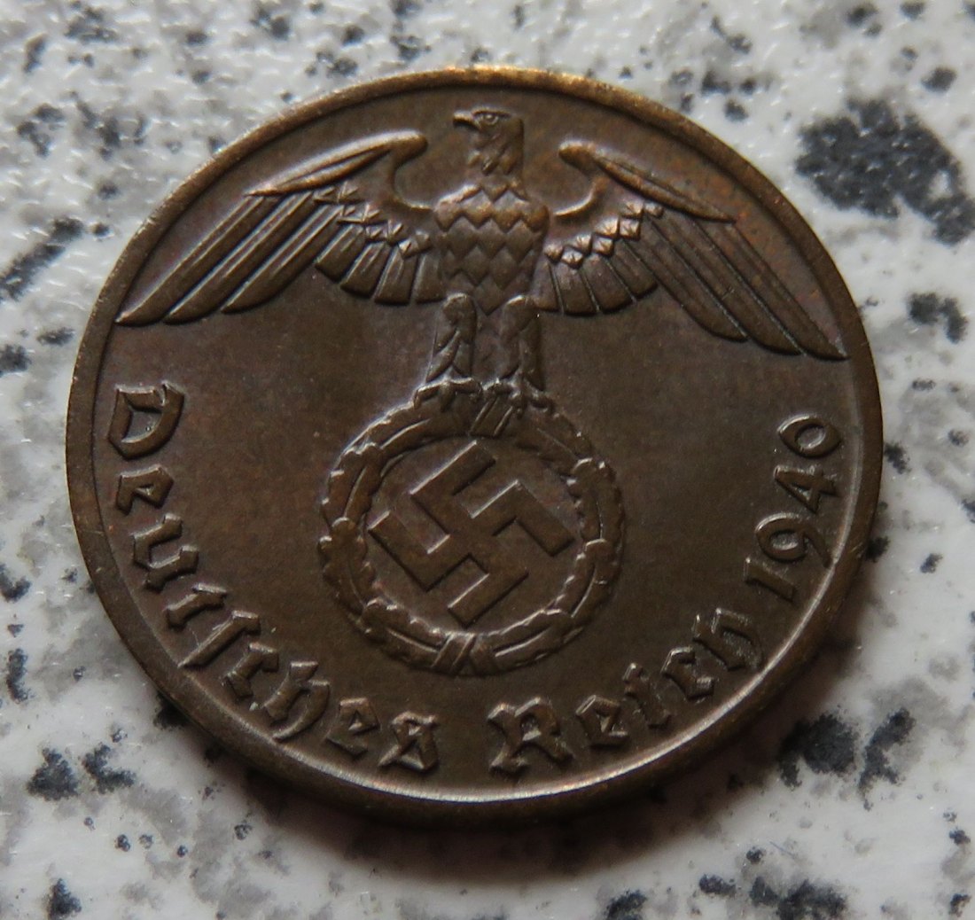  Drittes Reich 1 Pfennig 1940 J   