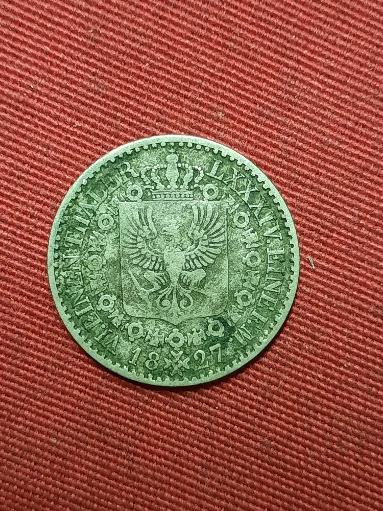  Preussen 1/6 Taler 1827 D Silber   