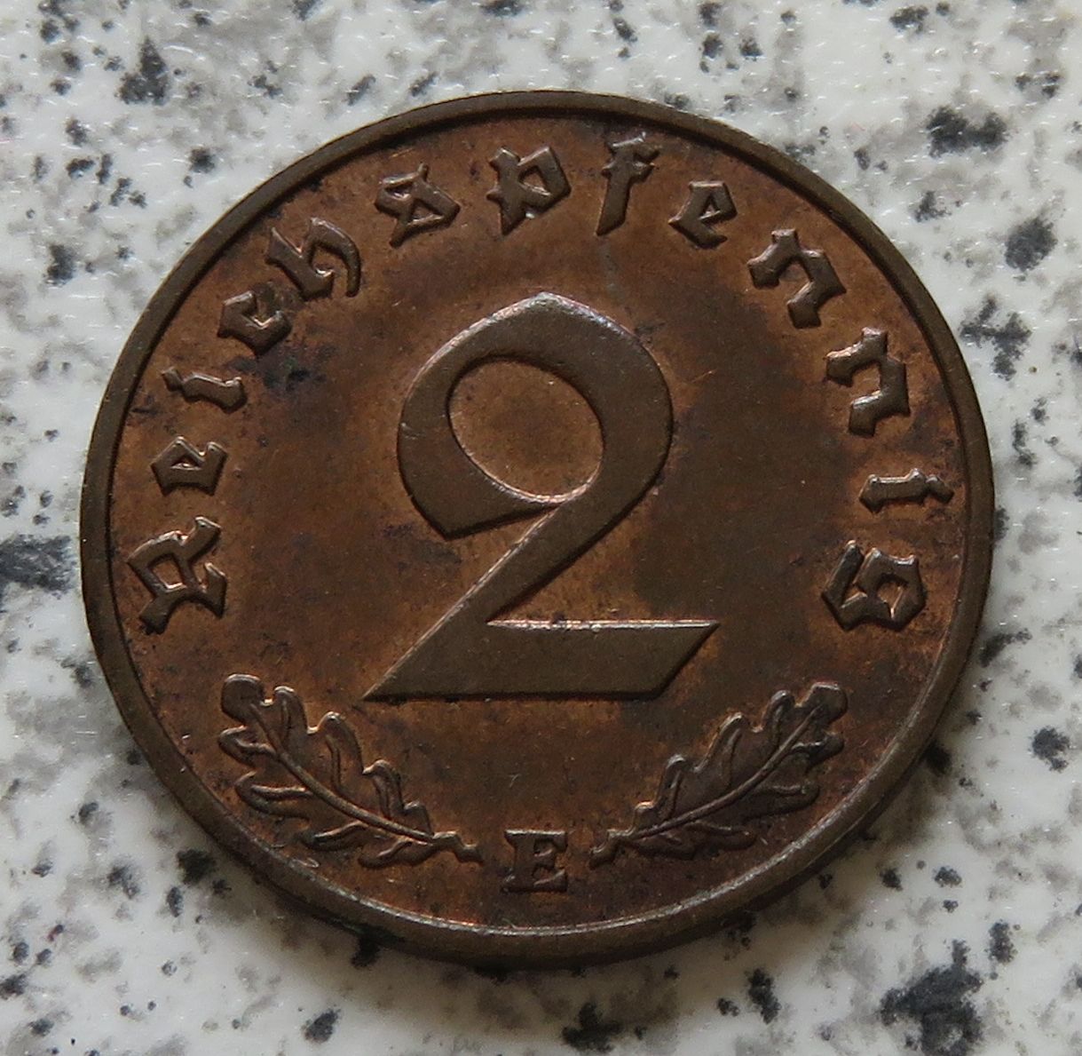  Drittes Reich 2 Pfennig 1938 E   