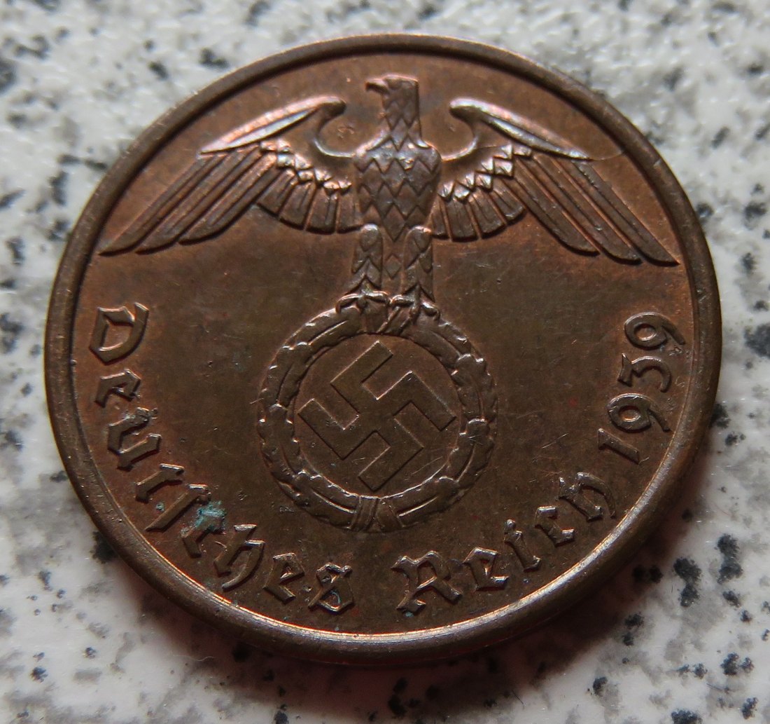  Drittes Reich 2 Pfennig 1939 A   