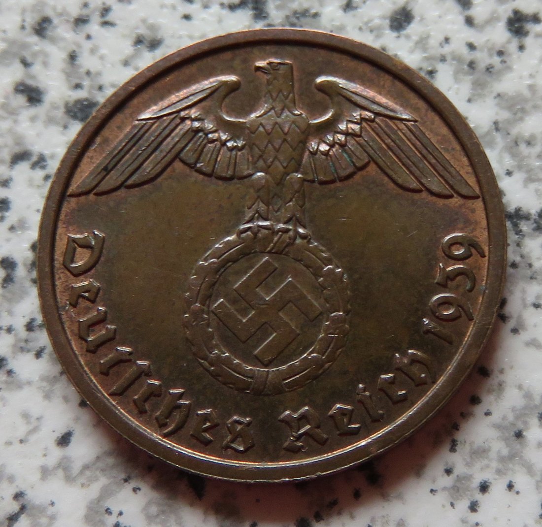  Drittes Reich 2 Pfennig 1939 B   