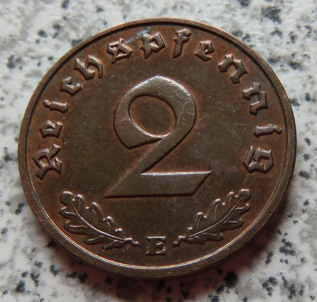  Drittes Reich 2 Pfennig 1939 E   