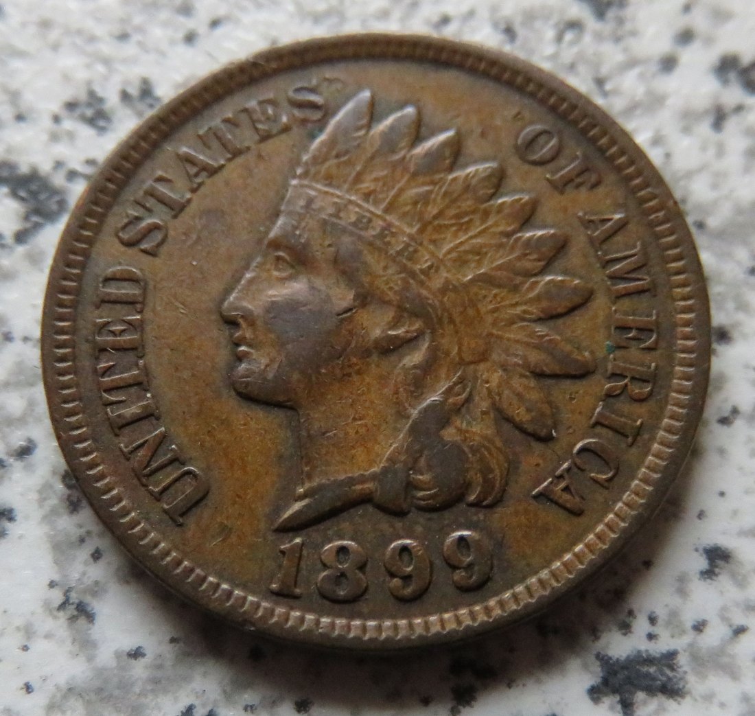  USA Indian Head Cent 1899 / USA 1 Cent 1899   