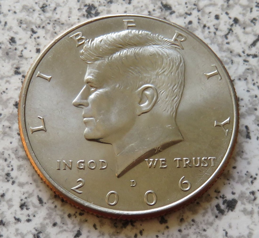  USA 1/2 Dollar 2006 D / Kennedy half Dollar 2006 D   
