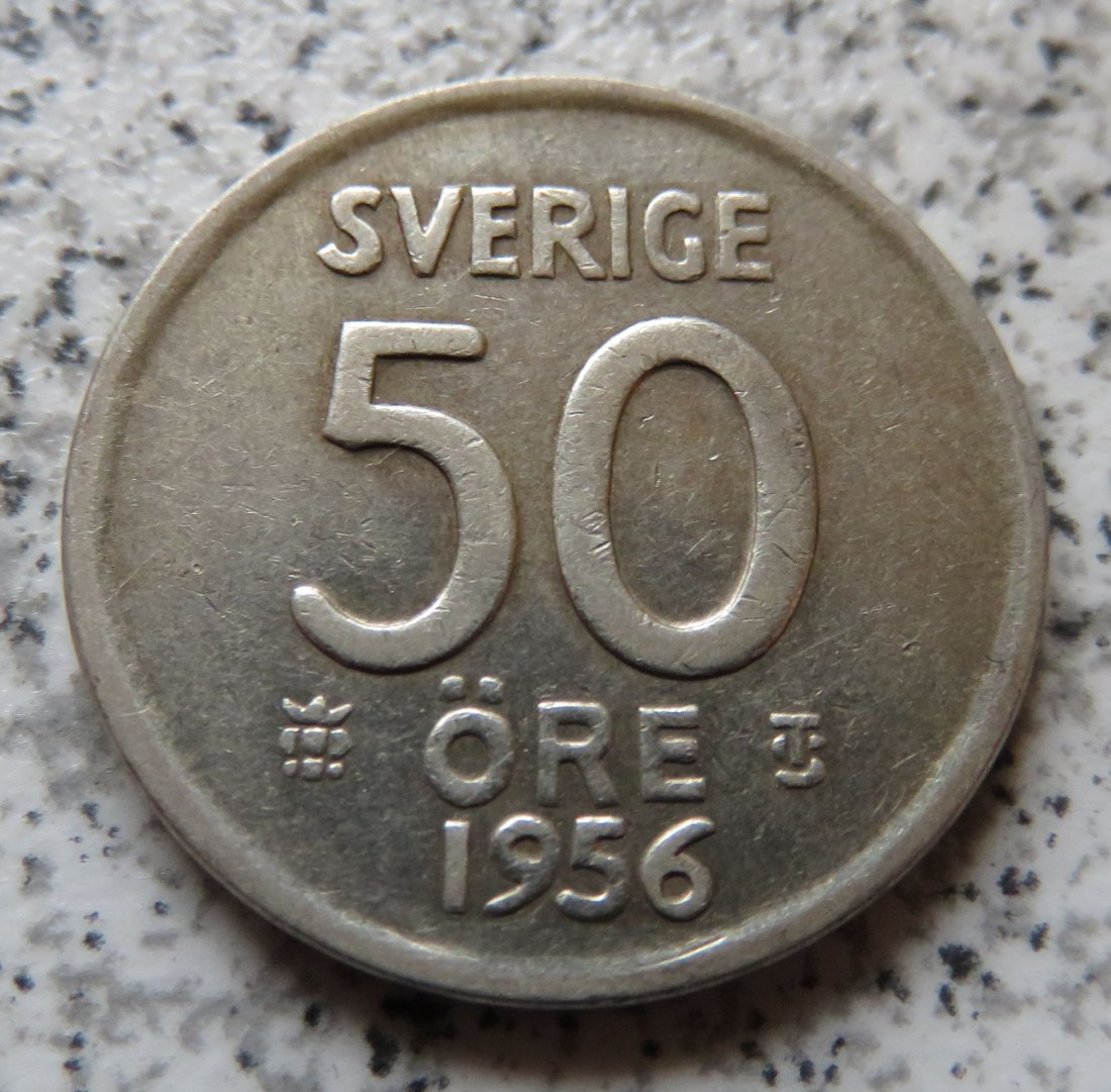  Schweden 50 Öre 1956   