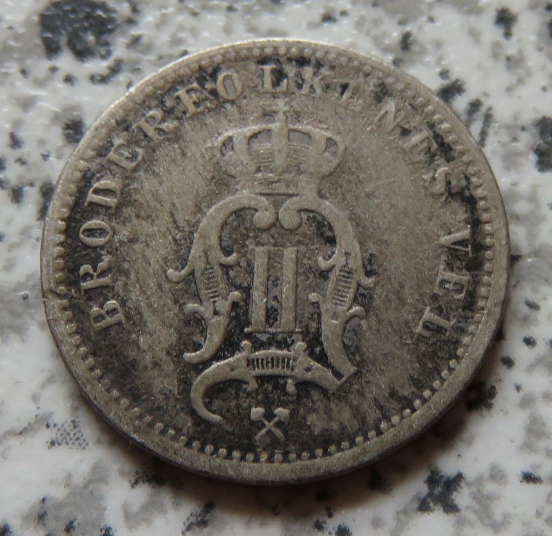  Norwegen 10 Öre 1899, Belegstück   