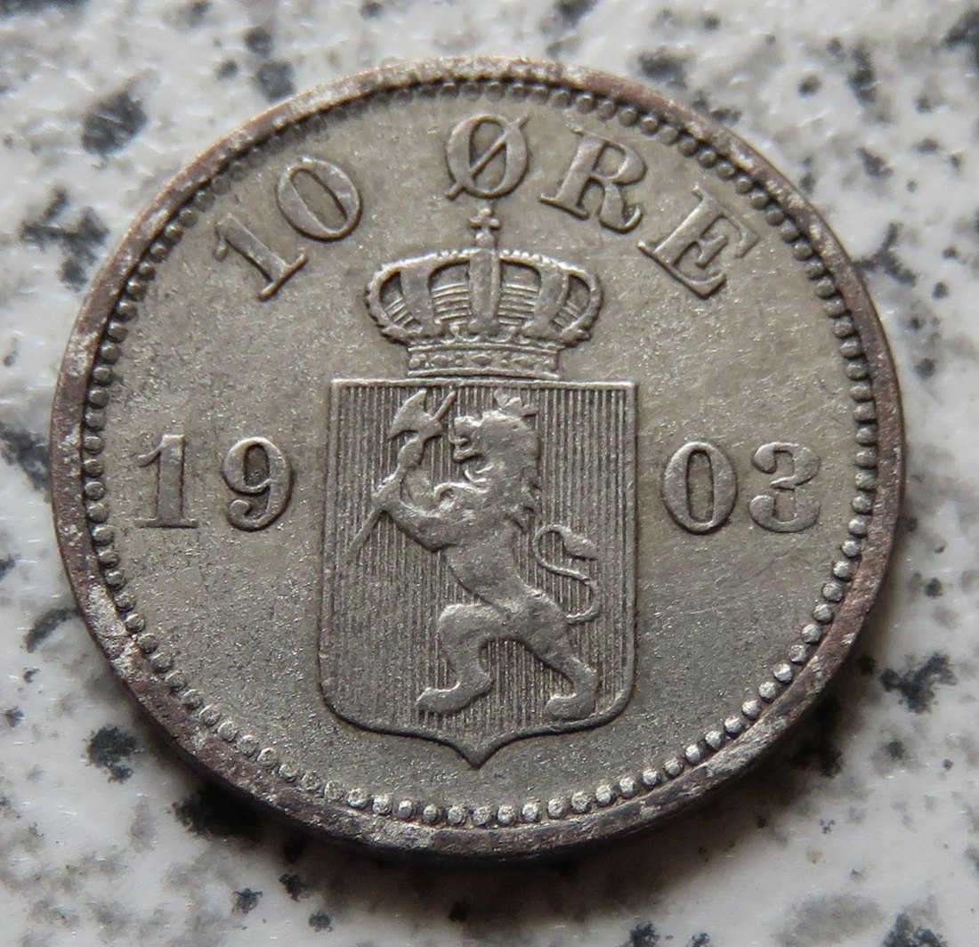  Norwegen 10 Öre 1903   