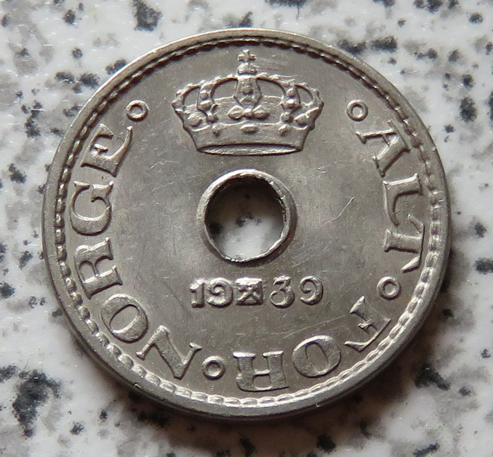 Norwegen 10 Öre 1939   