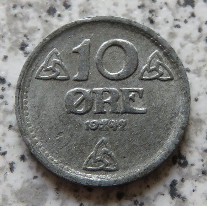  Norwegen 10 Öre 1942   