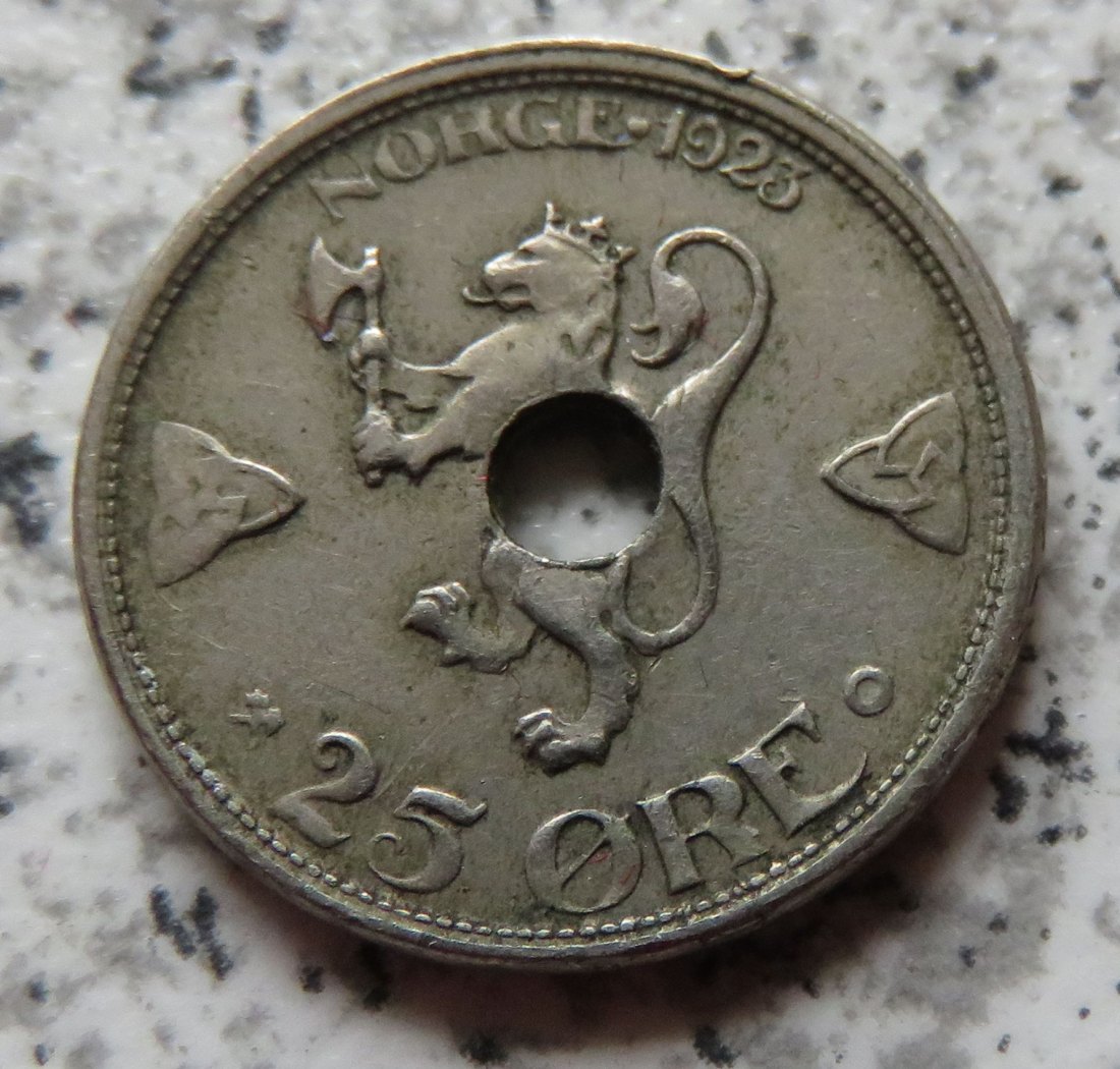  Norwegen 25 Öre 1923   