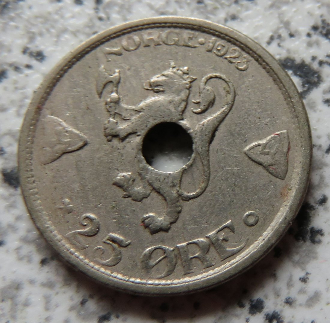  Norwegen 25 Öre 1923   