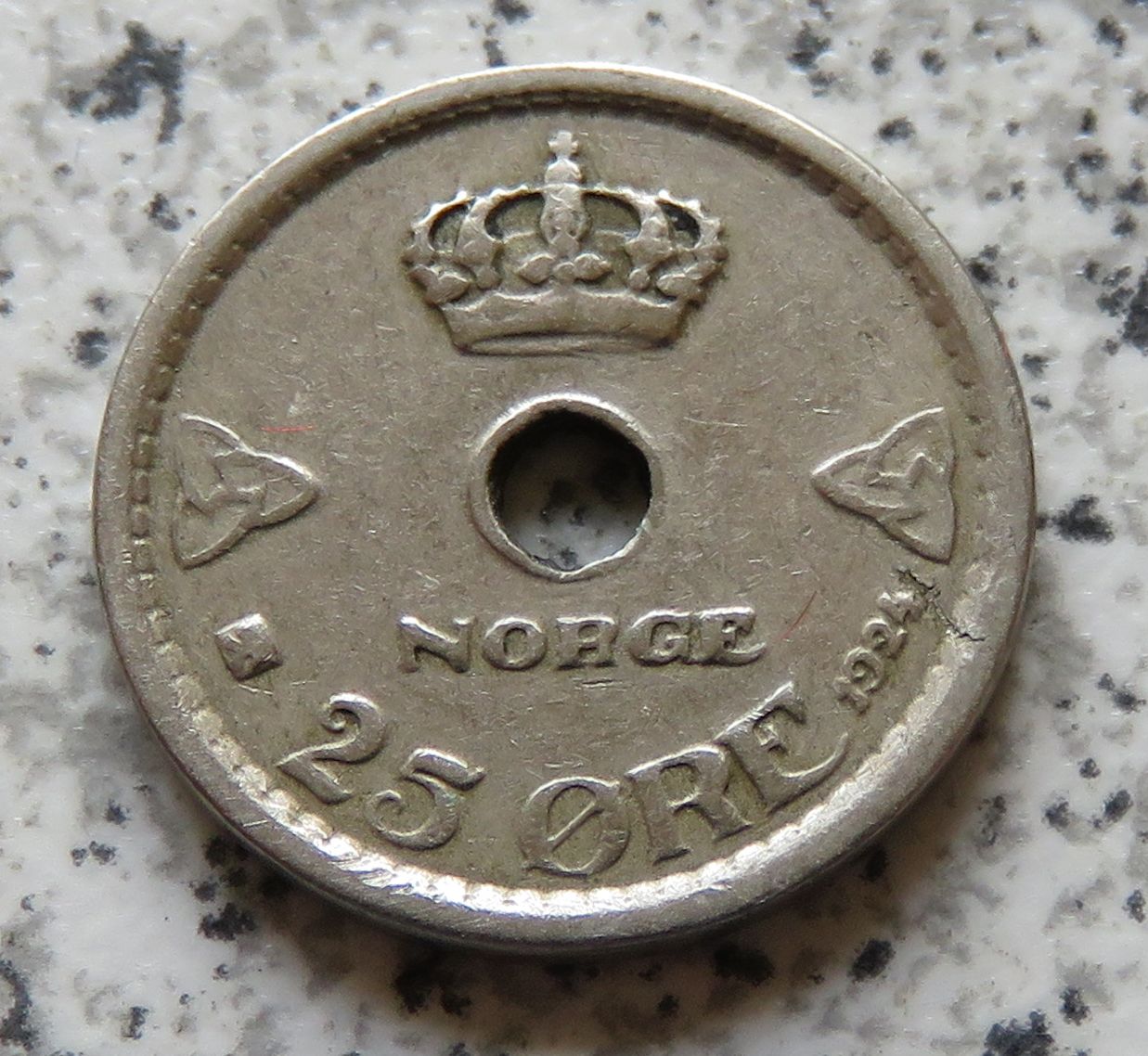  Norwegen 25 Öre 1924   
