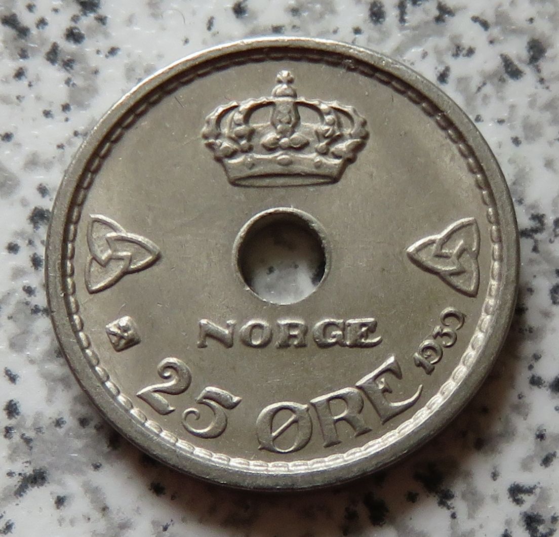  Norwegen 25 Öre 1939   