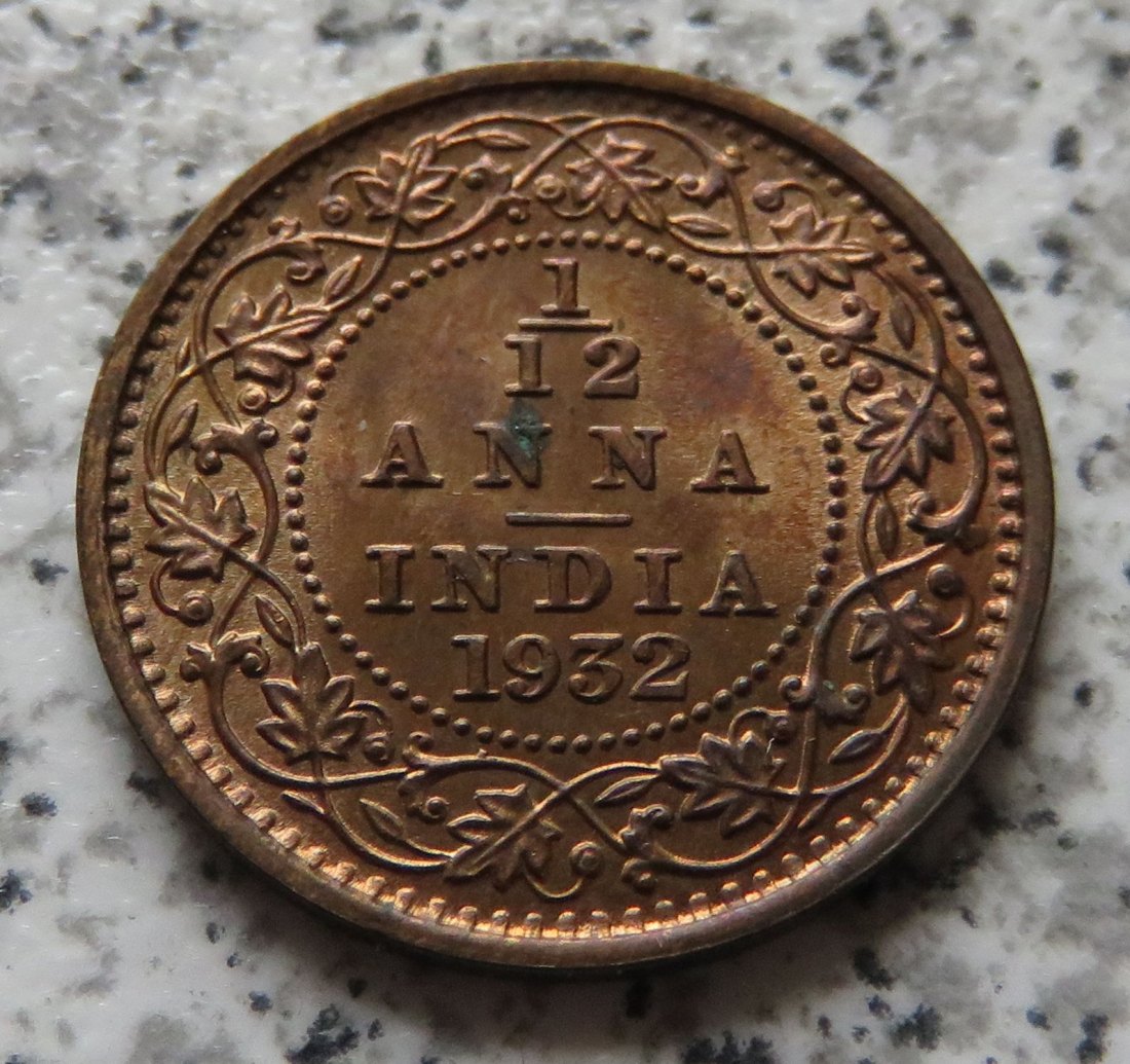 British Indien 1/12 Anna 1932   