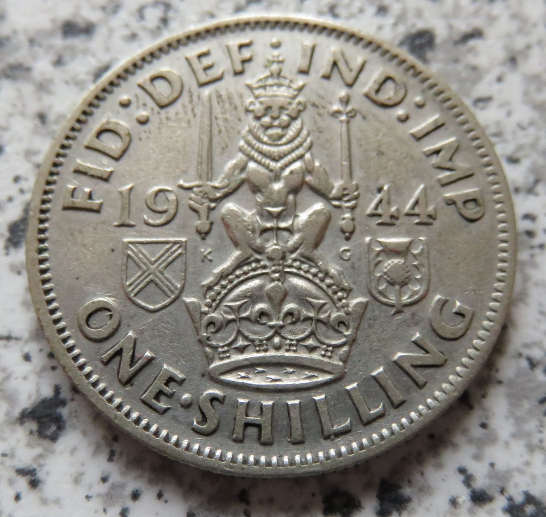  Großbritannien 1 Shilling 1944 Schottisch   